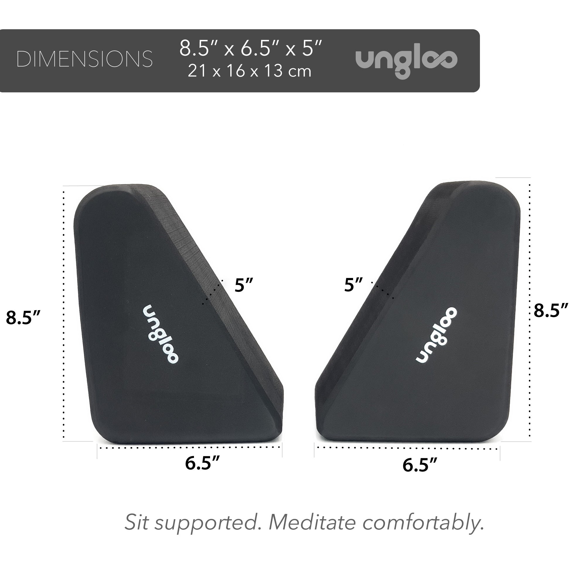SitBlox Pair - Meditation Support Blocks - Ungloo Store