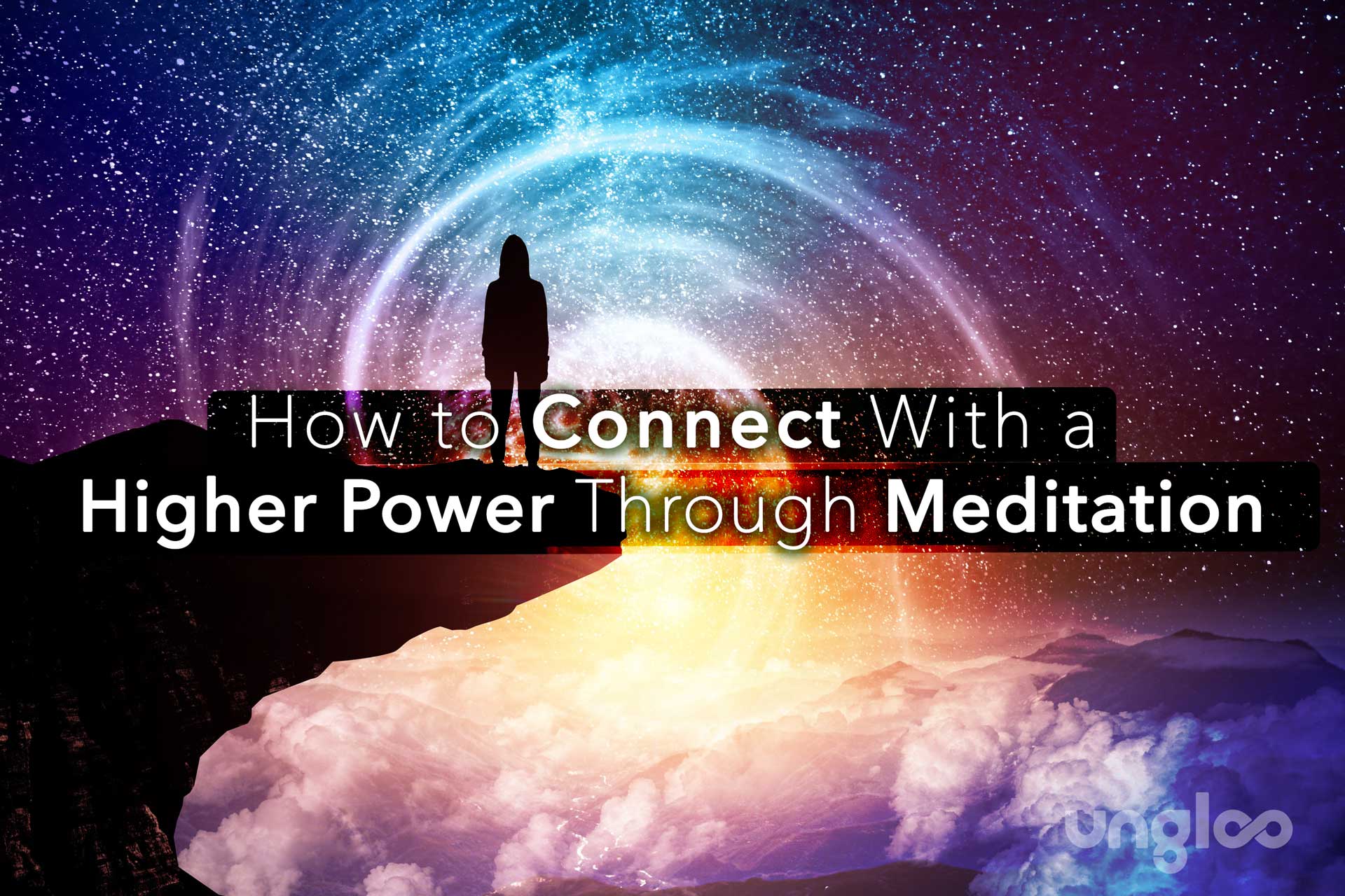 Banner image for connecting with God through meditation post